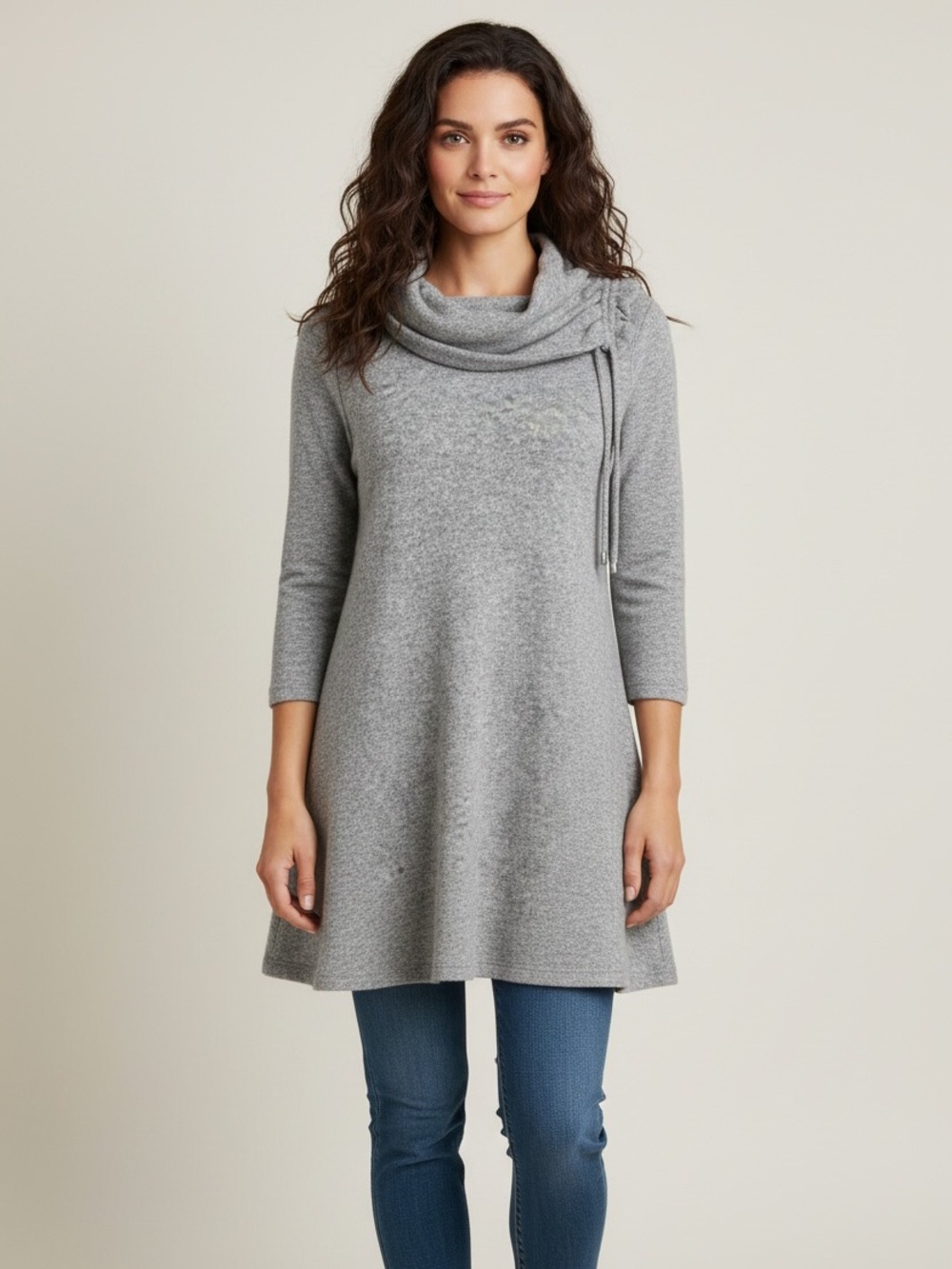 Ruby Rd. Gray Cowl Neck Tunic
Sweater Size L